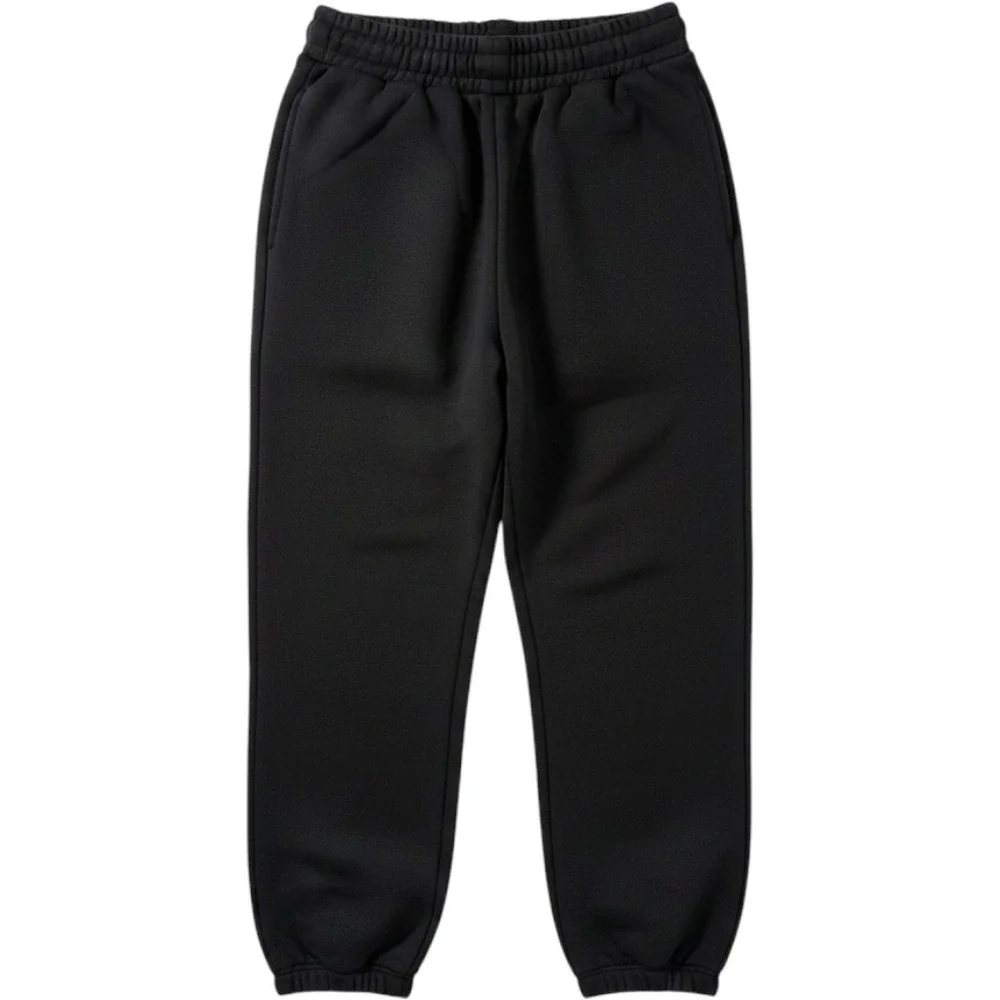 Comfrt Womens Black Heavyweight Fleece Jogger Sweatpants Large NEW